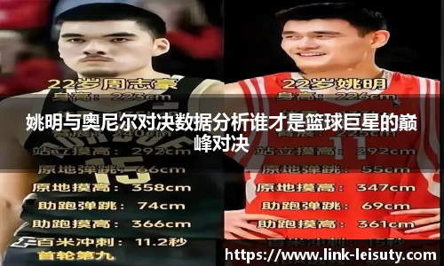 姚明与奥尼尔对决数据分析谁才是篮球巨星的巅峰对决