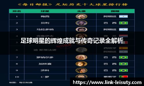 足球明星的辉煌成就与传奇记录全解析
